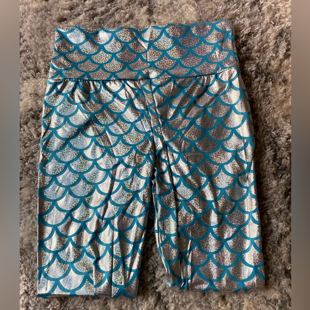 Metallic Mermaid Leggings